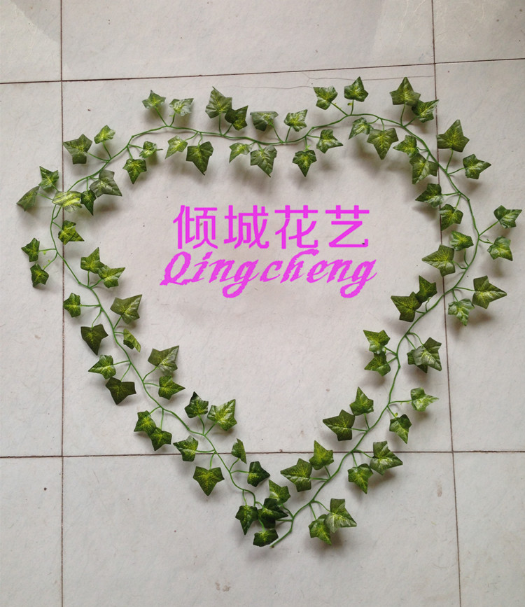 仿真常青藤 厂家直销 小叶爬山虎 小节条 装饰仿真藤图片_13图片