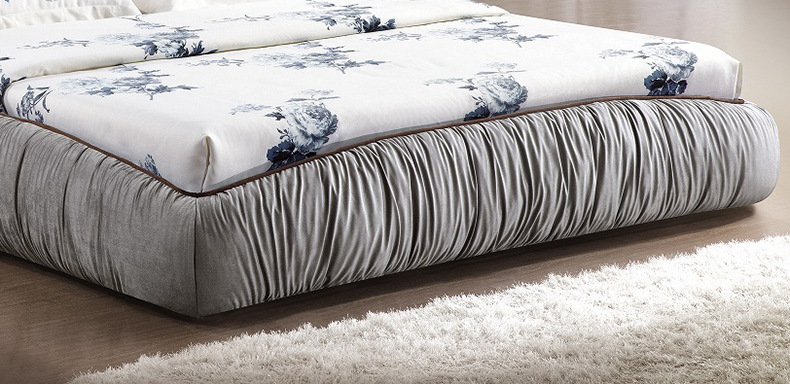 布艺床 现代简约休闲1.8米婚床布床 厂家特价包邮