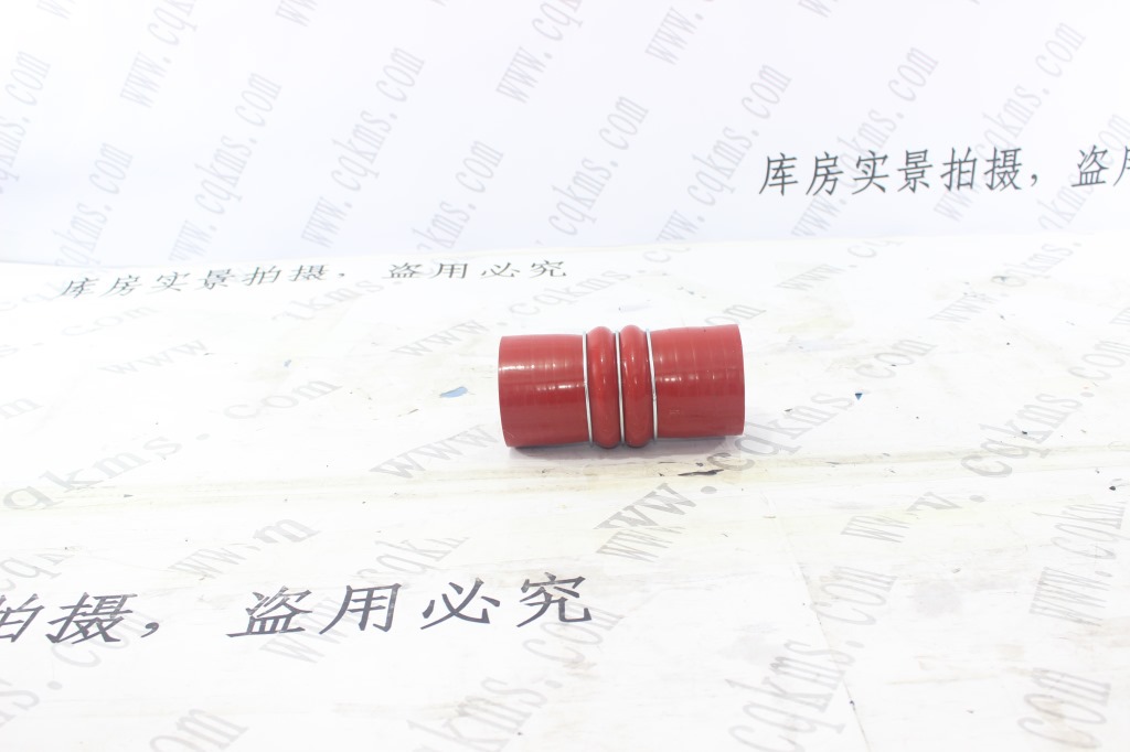 散热器胶管KMRG-199++498-胶管75X180-内径75X硅胶管 生产,红色钢丝3凸缘2直管内径75XL180XH85X-3