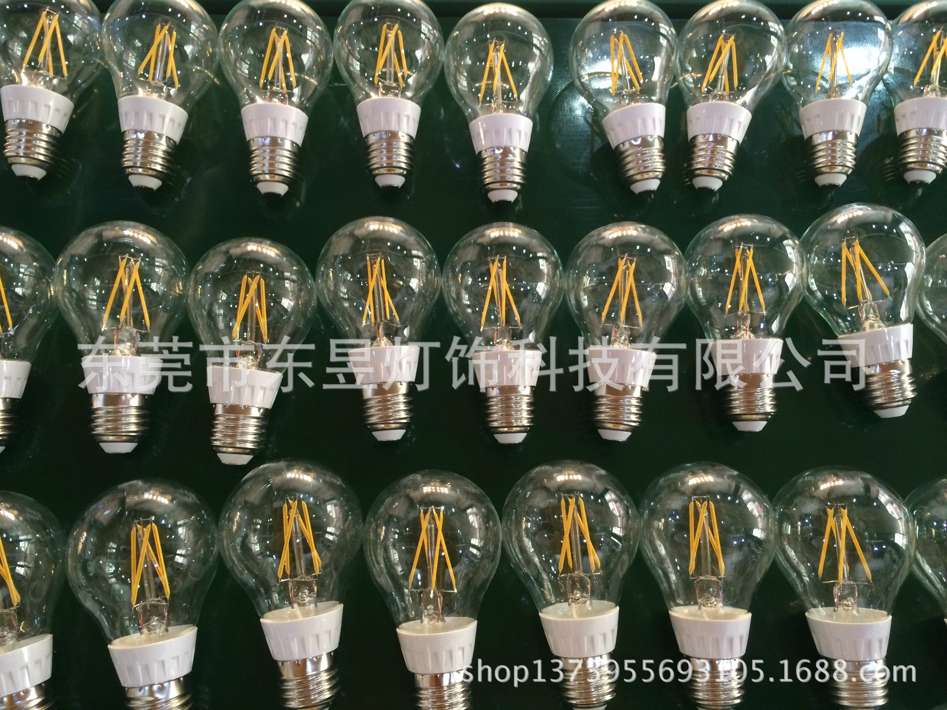 led 灯丝灯球泡灯6w e27 220v 有ce emc rohs