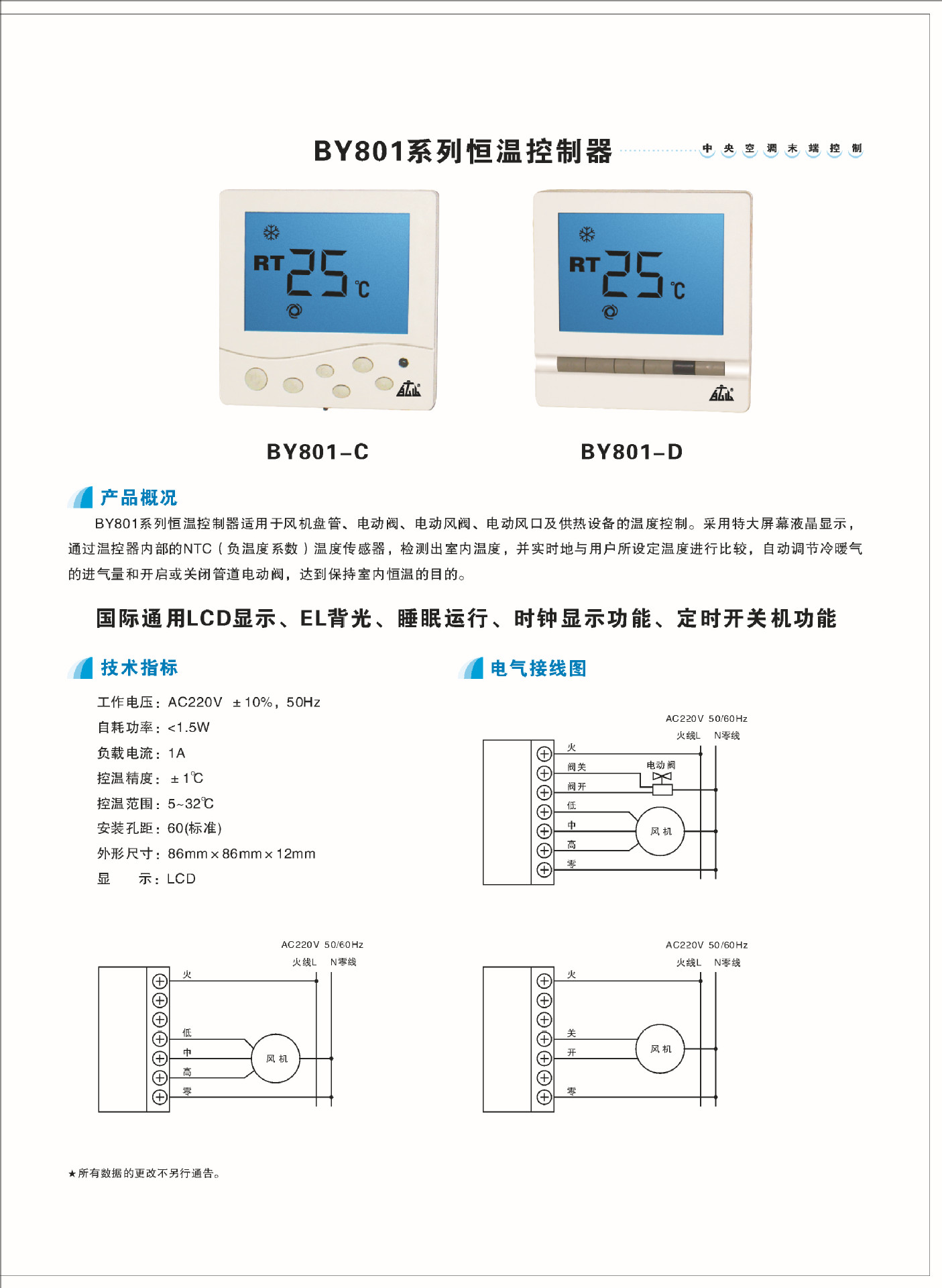 BY801恒溫控制器2