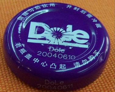 饮料盖打标样品