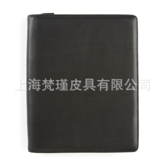 Classic-Zippered-Padfolio-Blac