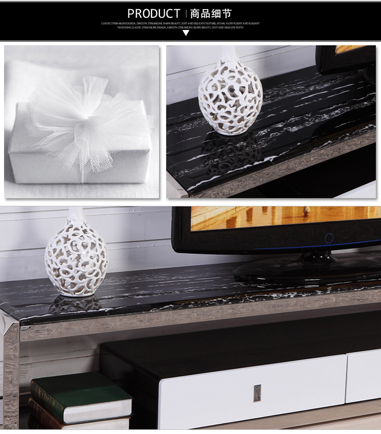 【佳优】2014新款不锈钢大理石简约电视柜 厂家直销客厅创意家具