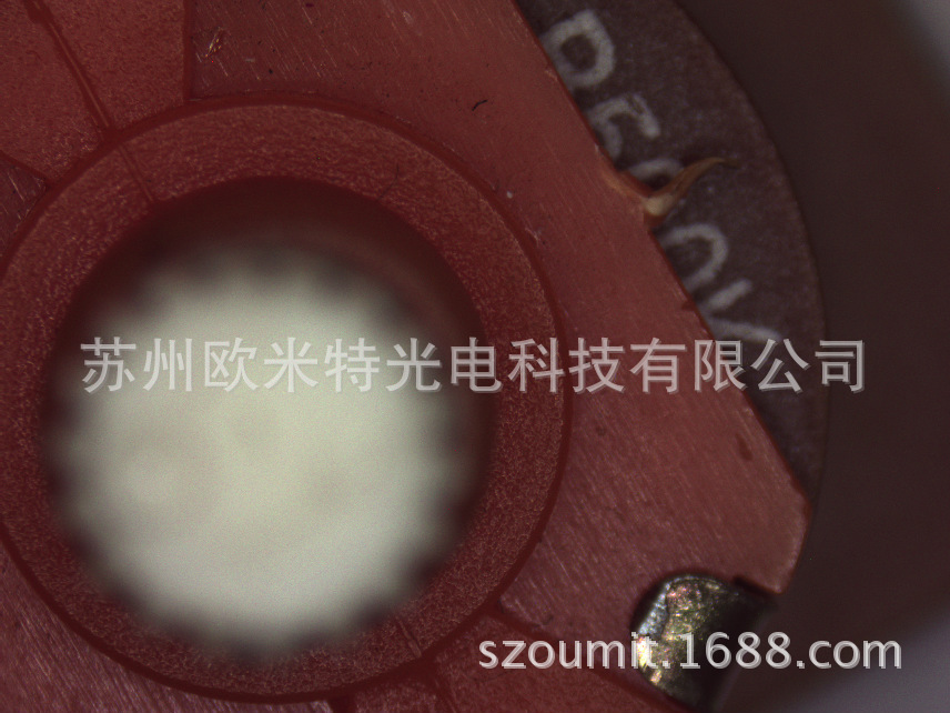 PCB切片镀层厚度测量图