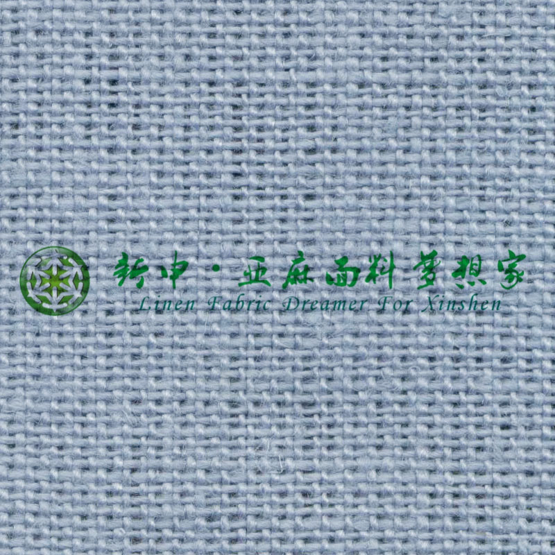 sj080612系列湖水藍(lán)亞麻面料 亞麻床