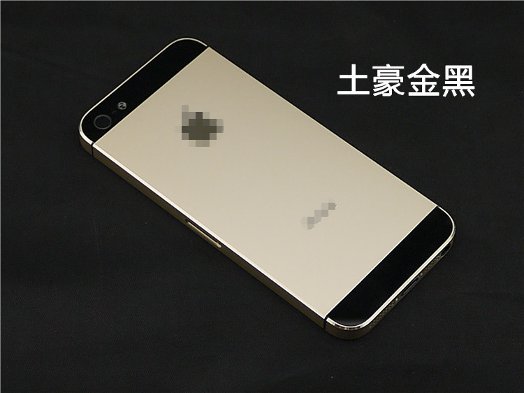 【一手货源】 iPhone5/5S后盖彩壳 苹果5代中框电池盖 量身定制