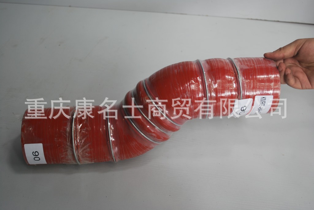 硅胶管耐高温KMRG-484++500-胶管内径90XL460XL420XH200XH220内径90X膨胀胶管,红色钢丝7凸缘6Z字内径90XL460XL420XH200XH220-8