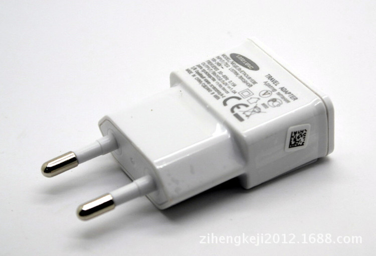 手机充电器 1a 欧规充电器 三星n7100usb插头 韩国三星手机批发