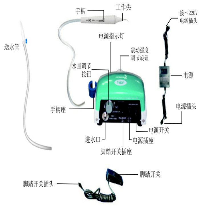 啄木鸟uds-j洁牙机 口腔设备 牙科材料 正品保证 口腔器械