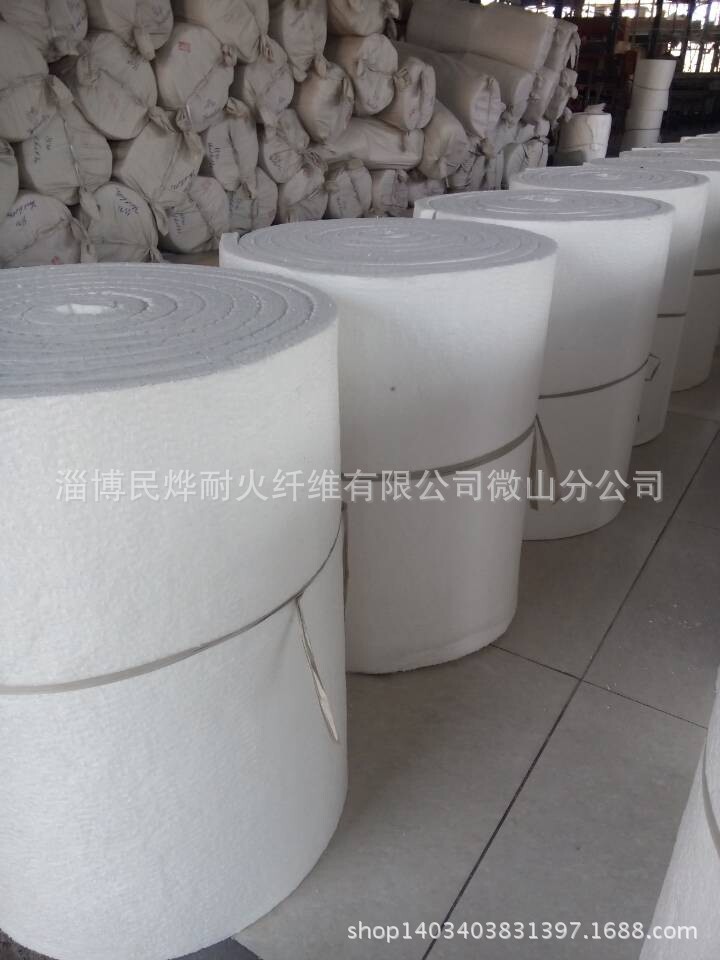 建筑建材 耐火/防火材料 标准型1260陶瓷纤维棉毯 高温窑炉 管道 砖窑