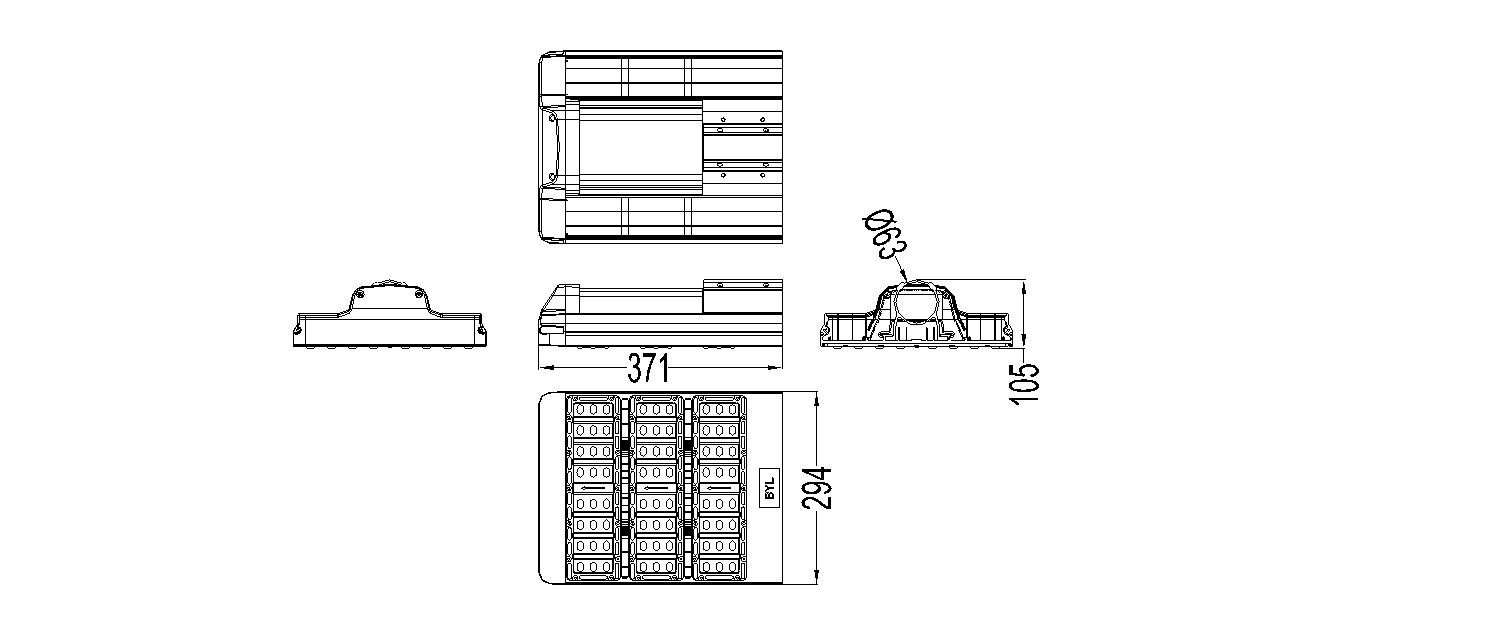 171-3组路灯尺寸图