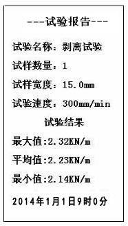 微型打印试验报告