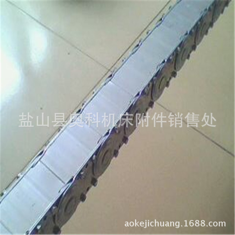 供应无锡上海朔料尼龙拖链钢铝坦克拖链机床穿线拖链