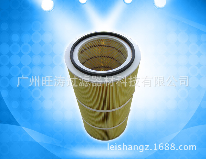 广东除尘滤筒厂家直供蓄电池稀有金属矿物粉体水泥厂除尘滤筒