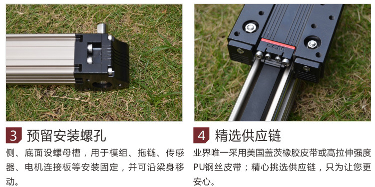 CCM 同步带直线滑台导轨模组