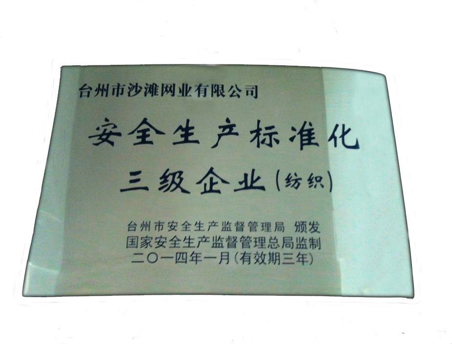 三级企业证书1