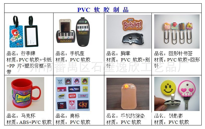 PVC軟膠製品