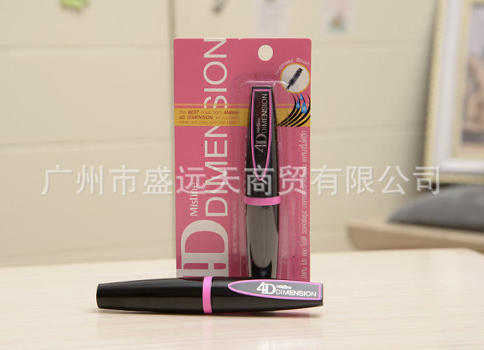 泰国正品代购彩妆4DMistine单头睫毛� 浓密卷翘防水不晕染睫毛膏