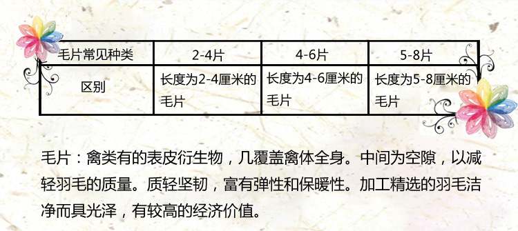 阿里巴巴毛片规格表