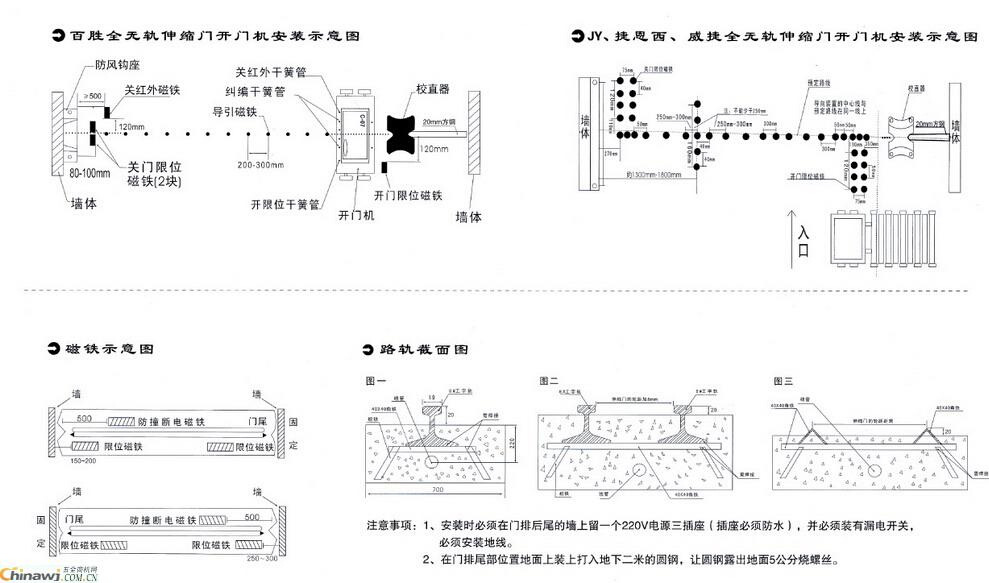 高档 伸缩门 收缩 弧形 宝石蓝 庭院 遥控 感应 安全门 曲美5号