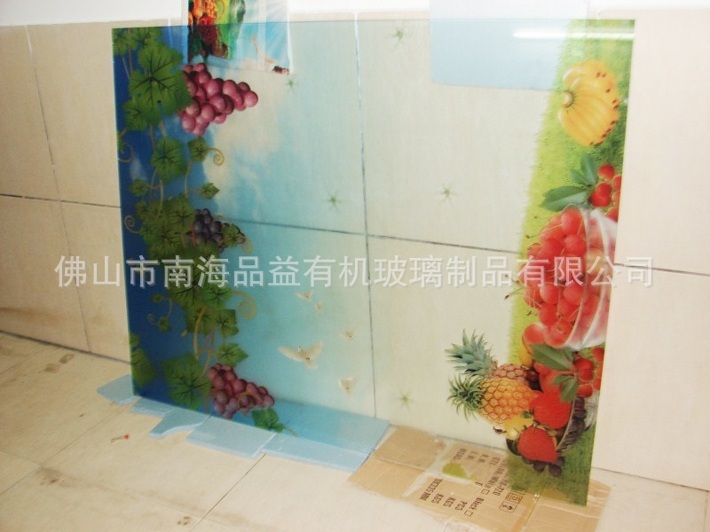 玻璃UV喷绘打印效果