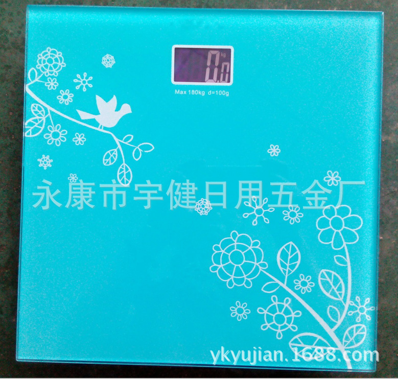 厂家智能电子人体称 健康秤体重秤人体电子秤 花色系列夜视功能