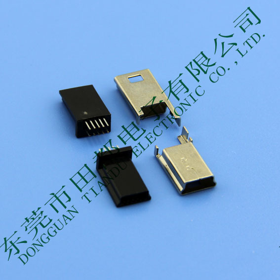 MINI USB 5P 公头 焊线式