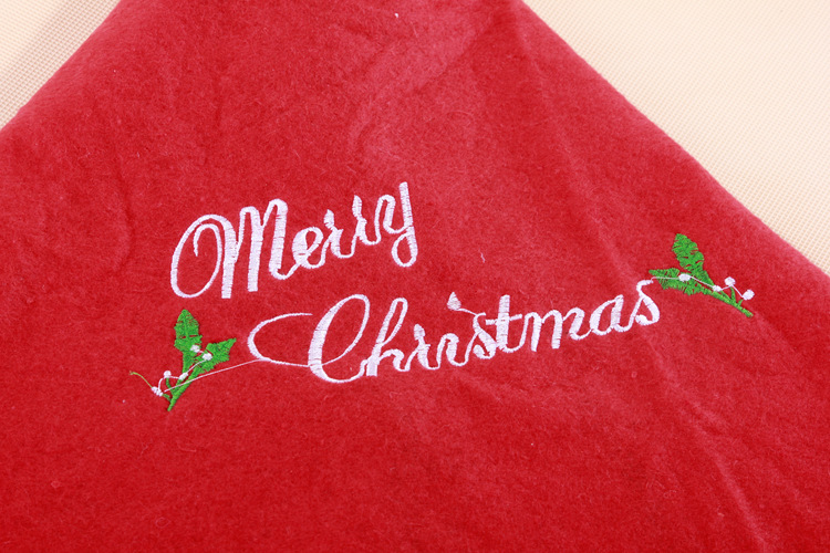 【典峦精品树裙90cm绣花树裙圣诞树装饰品 merry christmas圣诞用品】