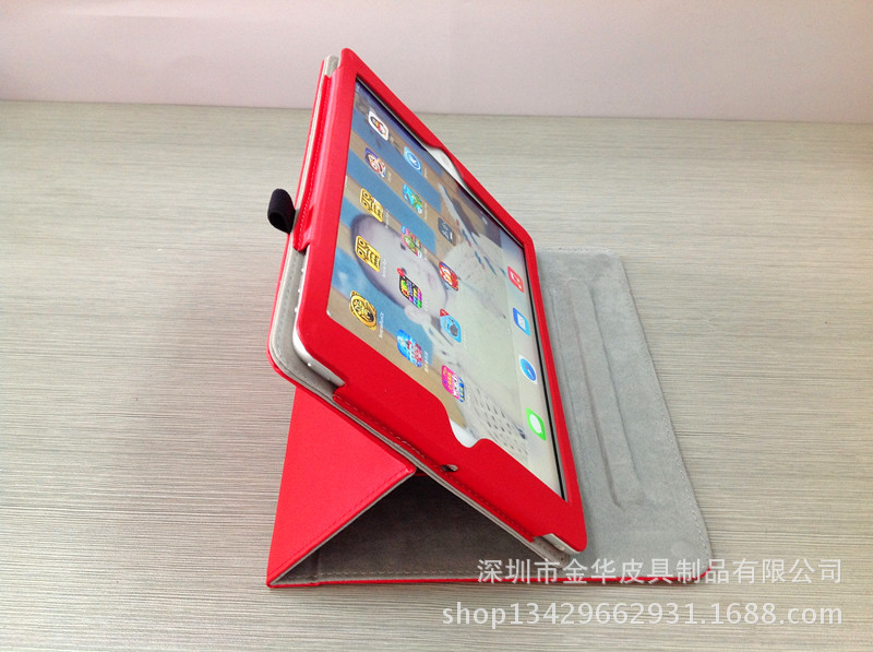 ipad5带三档位卡带支架皮套