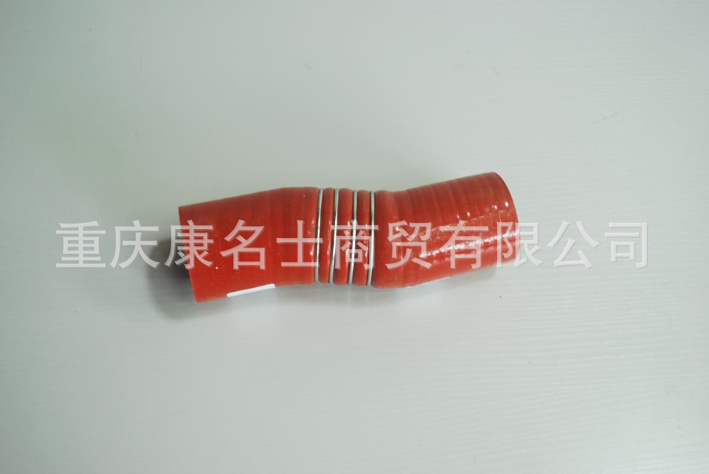 硅胶连接管KMRG-744++479-一汽四大上水胶管一汽四大上水-内径50X伸缩胶管,红色钢丝4凸缘4Z字内径50XL220XL210XH80XH80-5