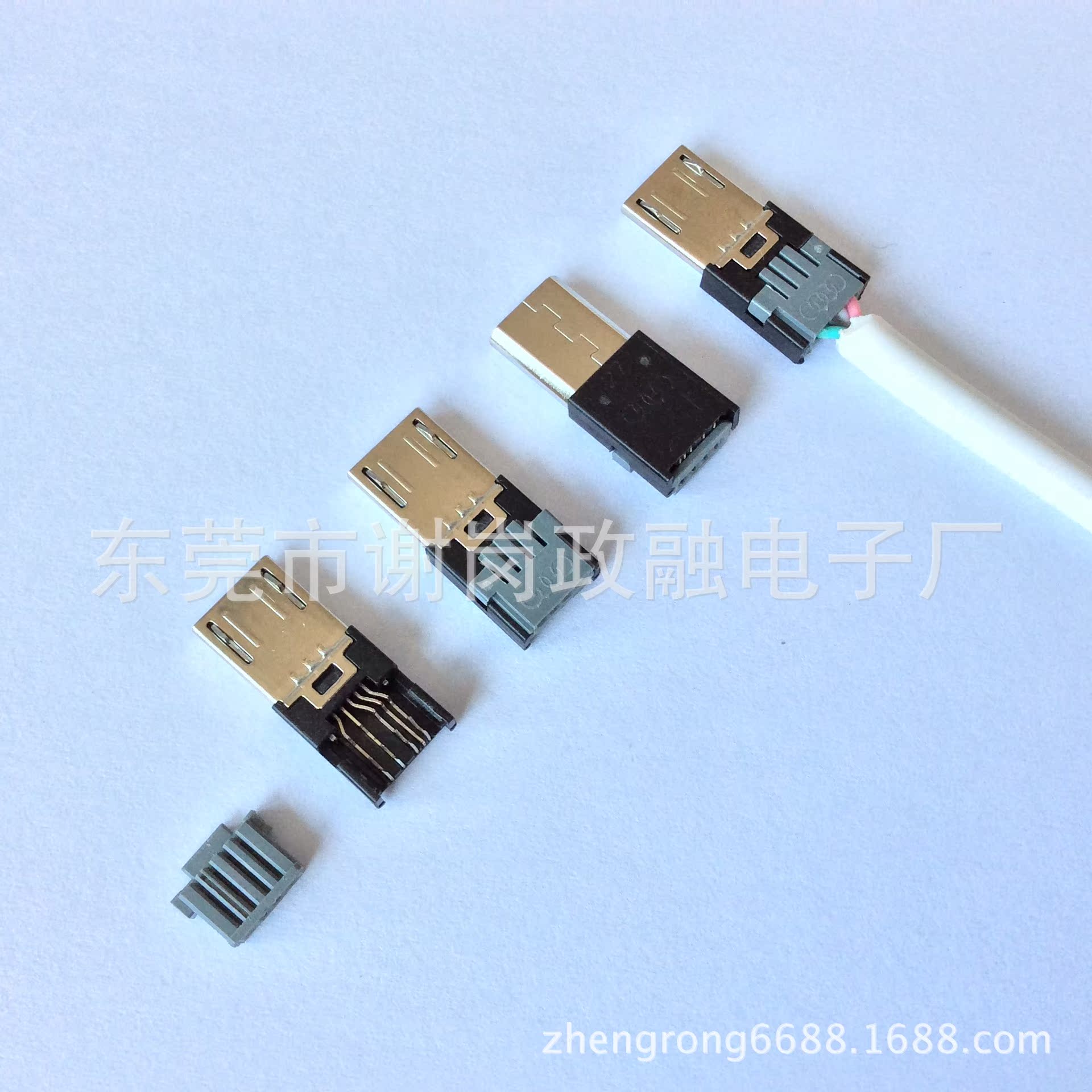 Micro usb  5pin（刺破式/免焊接）公