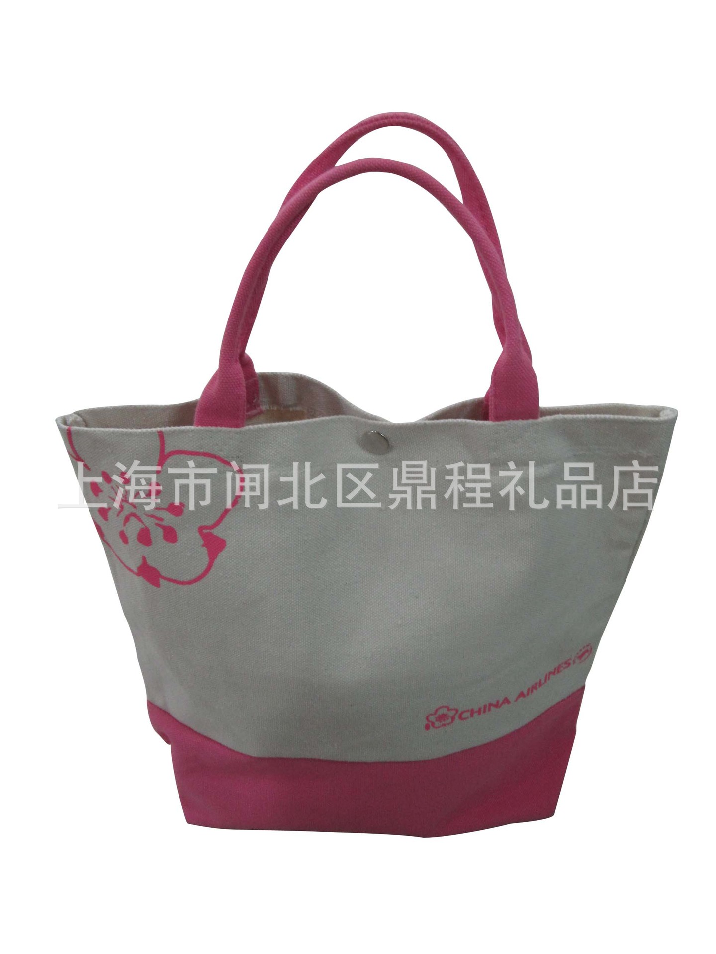 【鼎程】12A帆布袋立式手提袋,高级丝印印刷,简约时尚旅游佳选