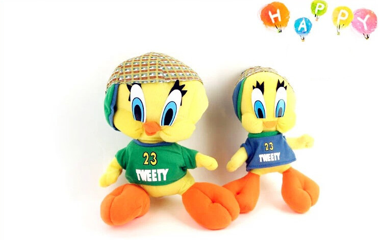 动漫disney华纳 翠儿tweety bird 毛绒公仔玩偶娃娃