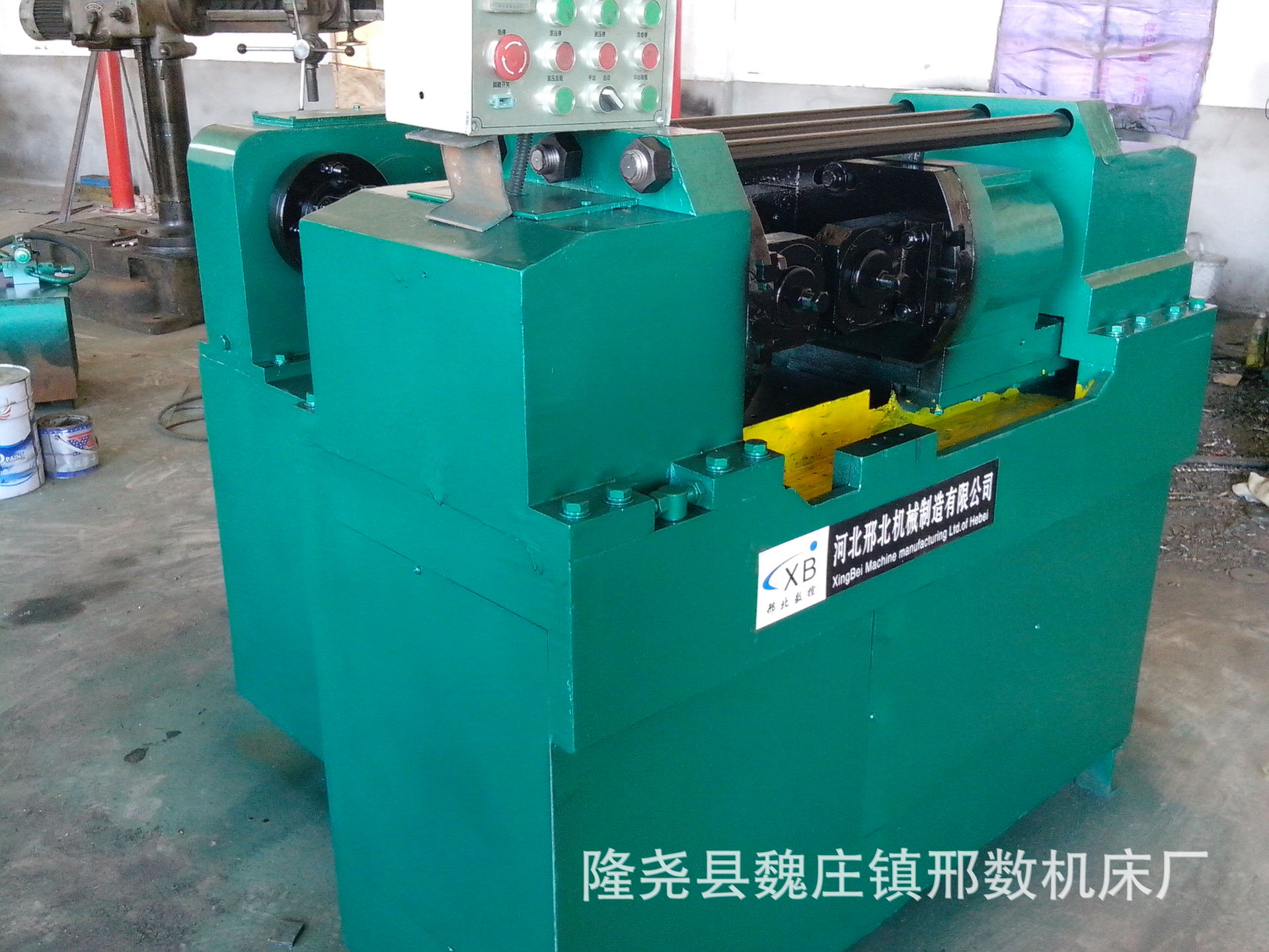 z28-150滚丝机自动加工上料，螺纹钢滚丝机