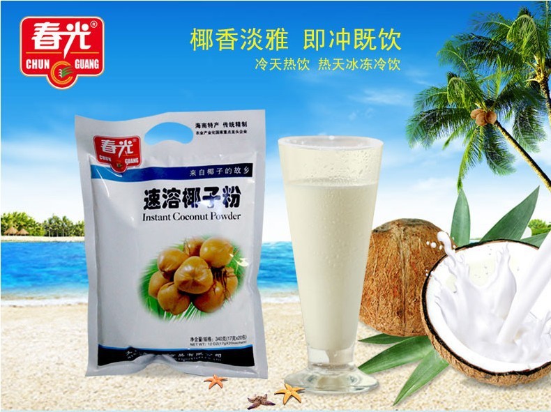 海南特产正宗春光速溶椰子粉400g