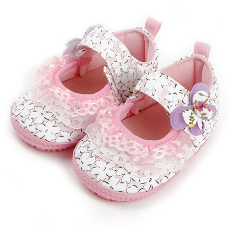 2014秋季新品 碎花软底女童 婴儿鞋学步鞋TM-0031