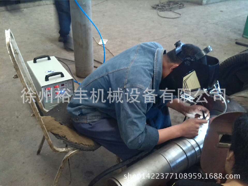 客户焊轴操作中