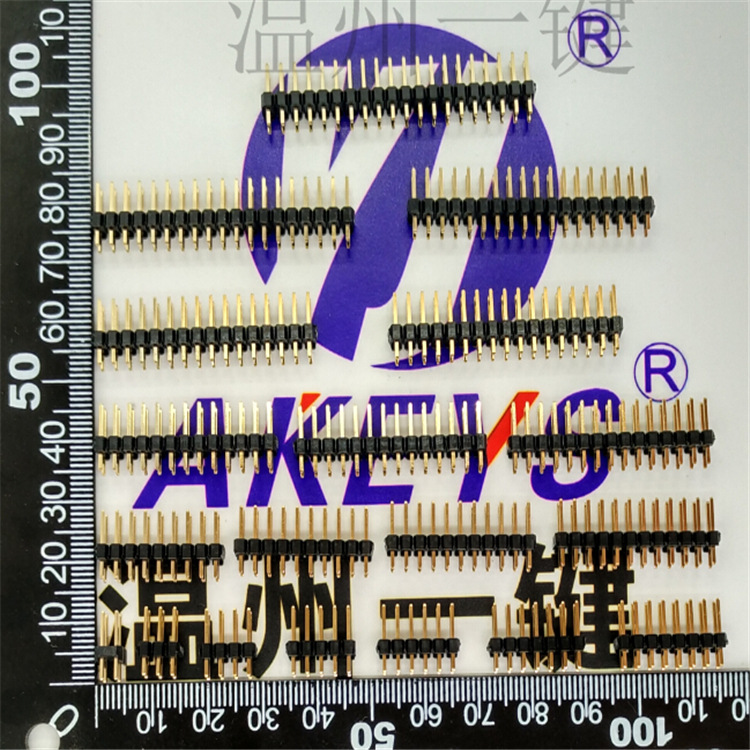 總180度2.54MM排針雙排