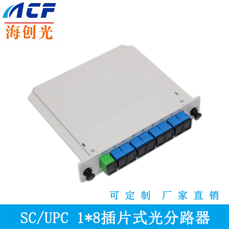 1分8插片式光分路器