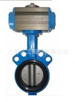 气动对夹衬胶蝶阀