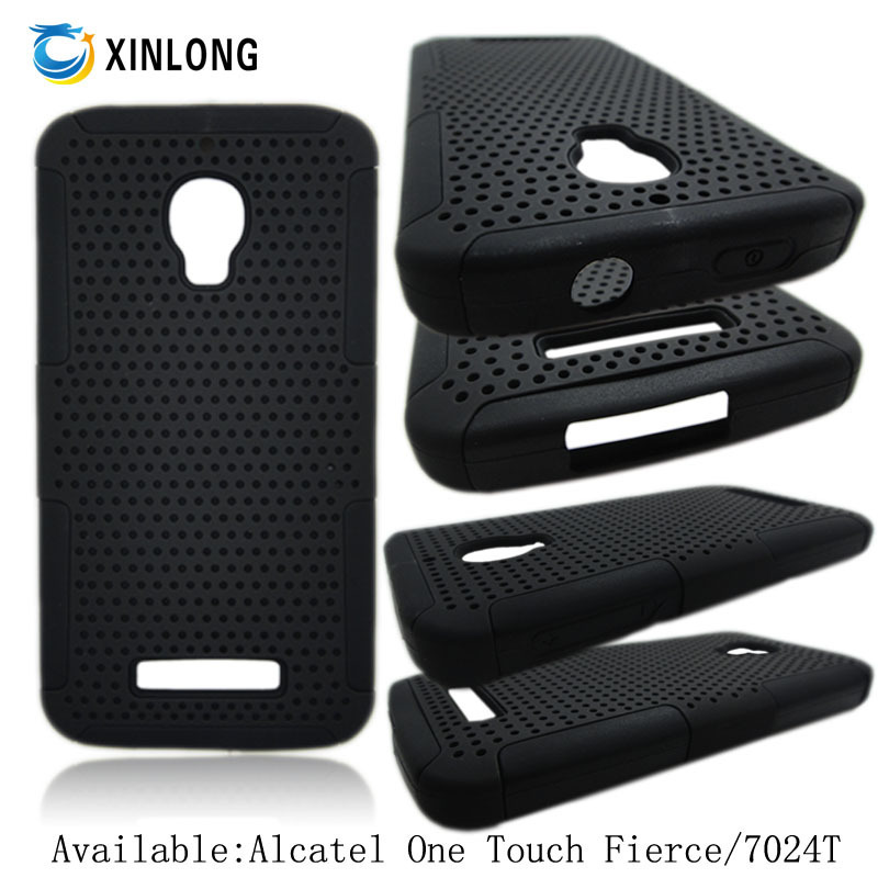 阿尔卡特OT7024保护套批发,alcatel,Fierce,7024T,网壳手机壳定做