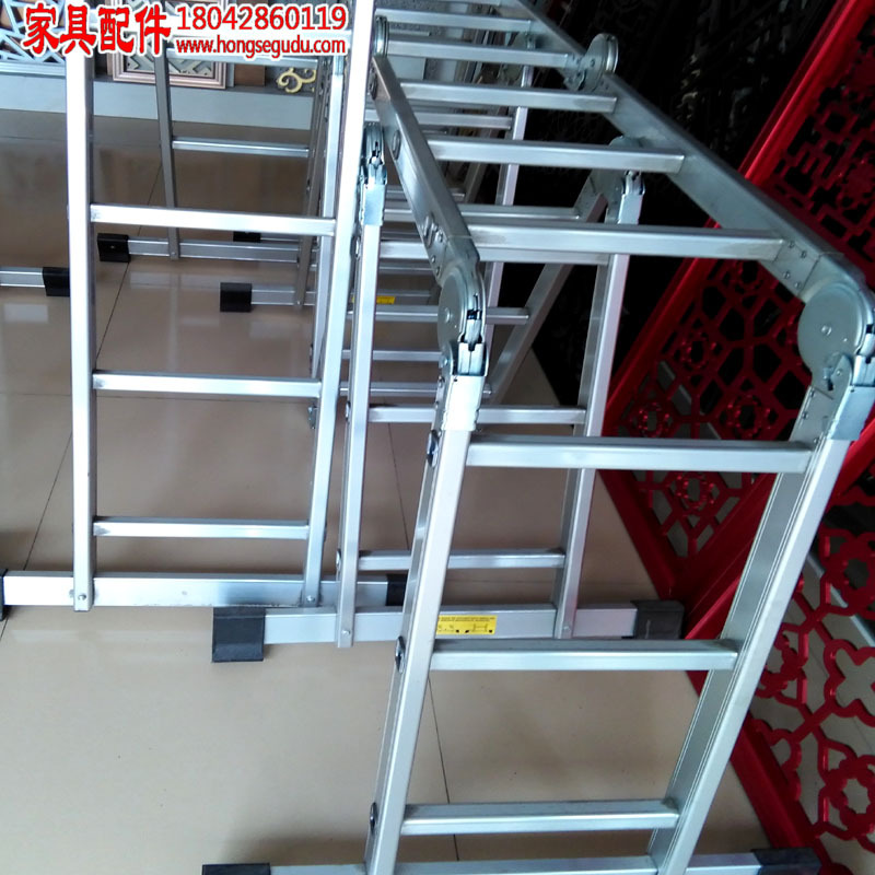不锈钢梯子折叠梯子不锈钢梯梯子不锈钢家用梯子装修