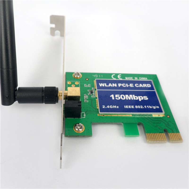 厂家生产供应pci -e150m mini无线网卡 大功率网卡 150m wifi批发