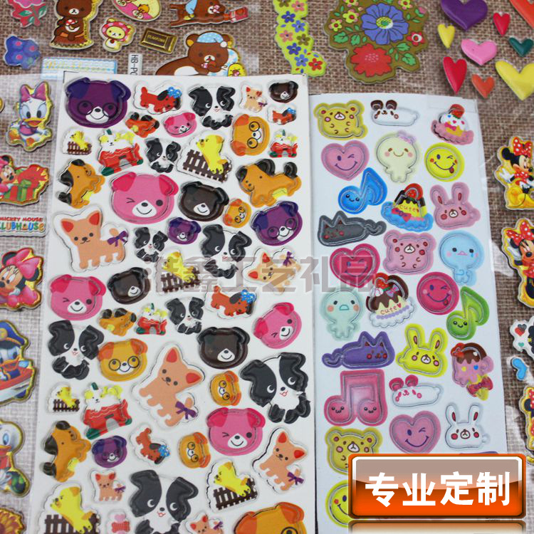 小贴画 可爱卡通小衣服泡泡贴儿童海绵小贴画粘纸贴纸定做批发DIY必 小贴画 可爱卡通小衣服泡泡贴儿童海绵小贴画粘纸贴纸定做批发DIY必