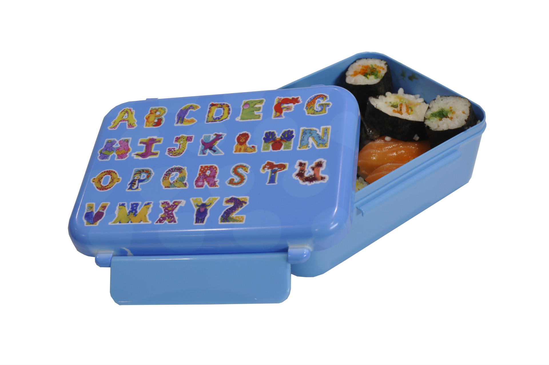 蓝色饭盒