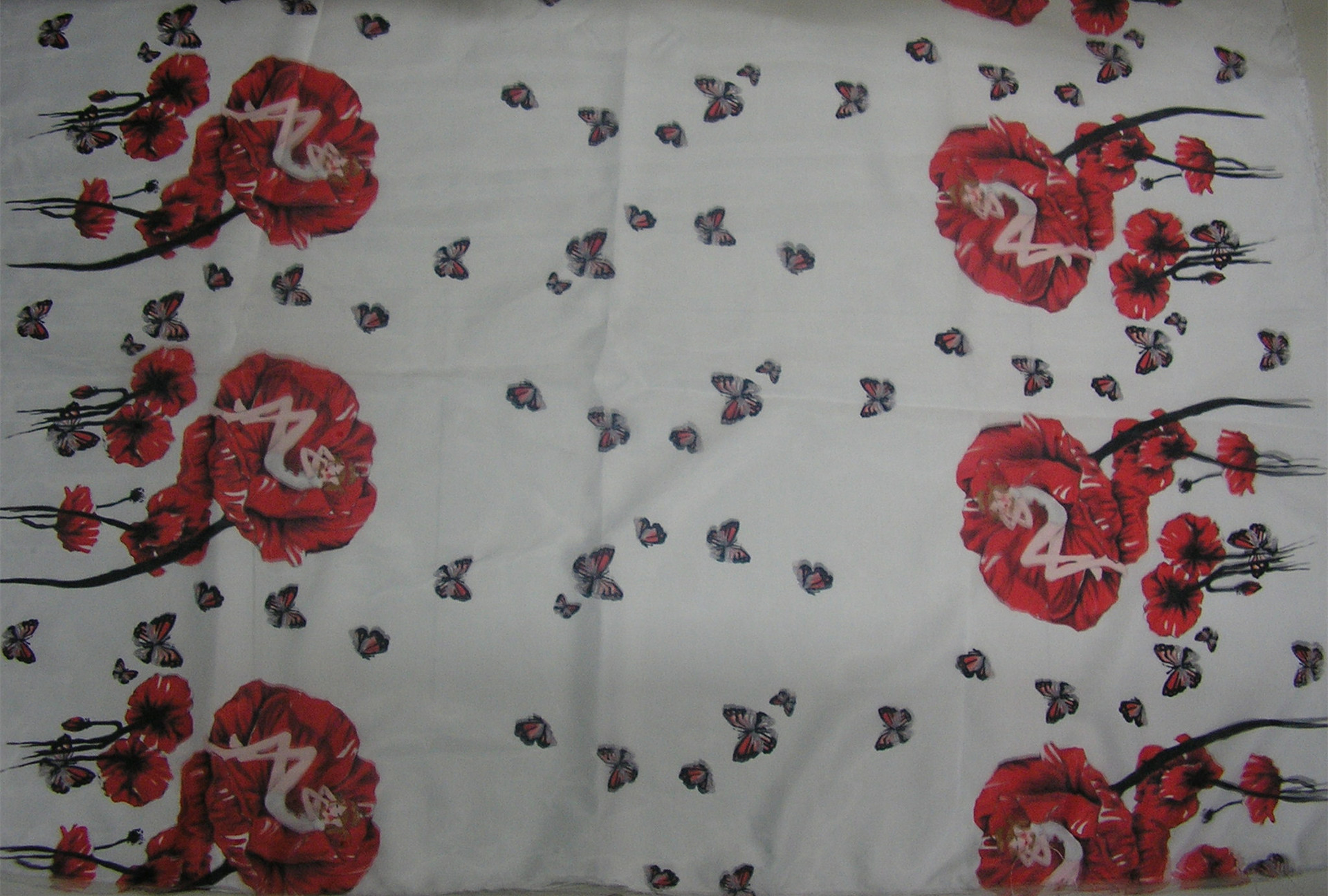 3D歐根紗印花睡美人圖案2a