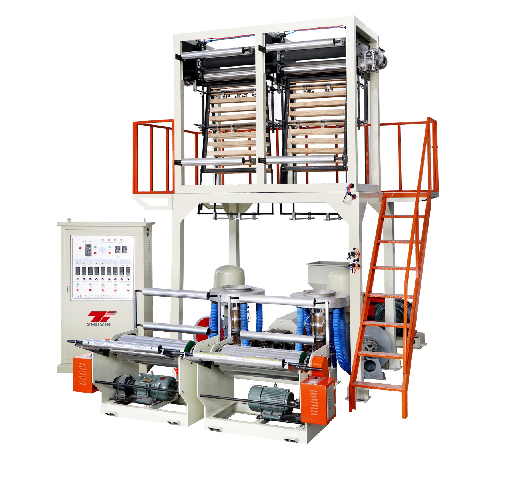 SJ-60(70)单螺杆双模头吹膜机组