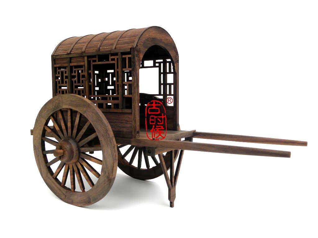 古时候出品 马车模型古代轿车模型客厅摆件中国特色民俗礼品定制
