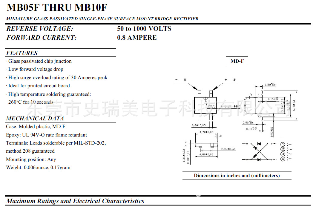 网站首页 商机 >> 【现货】贴片整流桥原装正品46大芯片mb6s直销桥